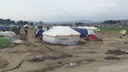 der erste Rundgang im Flüchtlings-Camp